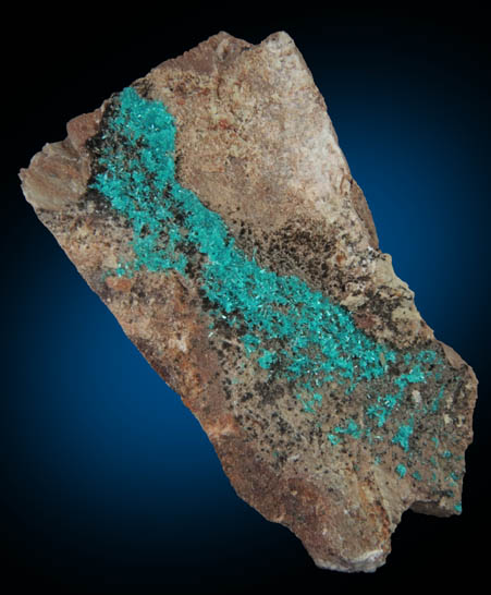 Dioptase from Harquahala Mine, La Paz County, Arizona
