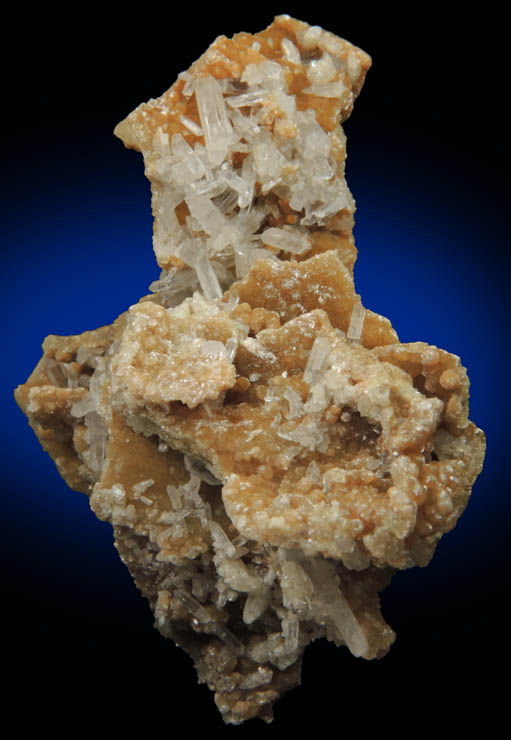 Quartz on Cookeite from Bennett Quarry, Buckfield, Oxford County, Maine