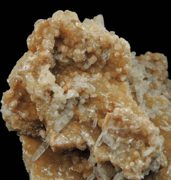 Quartz on Cookeite from Bennett Quarry, Buckfield, Oxford County, Maine