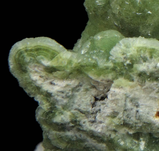 Wavellite from Mauldin Mountain, Montgomery County, Arkansas