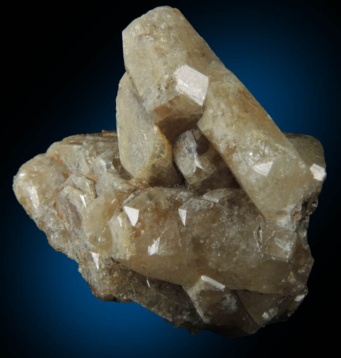 Hydroxylherderite (twinned crystals) from Fletcher Mine, North Groton, Grafton County, New Hampshire