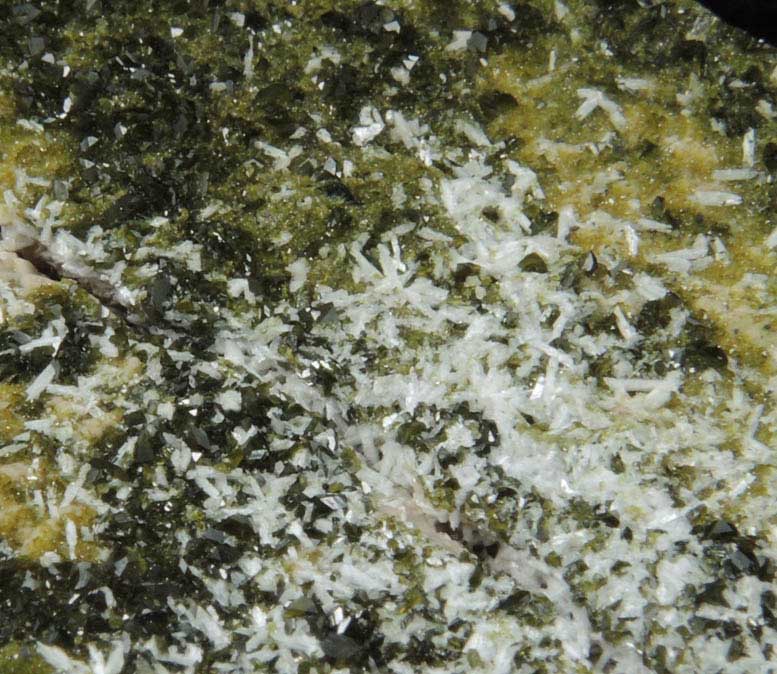 Epidote from Quabbin Aqueduct Shaft 10, Hardwick, Worcester County, Massachusetts