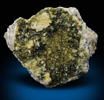 Epidote on Albite from Quabbin Aqueduct Shaft 10, Hardwick, Worcester County, Massachusetts