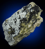 Apophyllite, Babingtonite, Epidote, Fluorite from Quabbin Aqueduct Shaft 10, Hardwick, Worcester County, Massachusetts