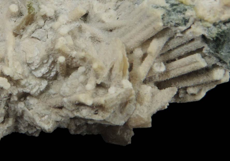 Stilbite and Natrolite with Stilbite coating from Route 6 Road Cut, Cortlandt, Westchester County, New York