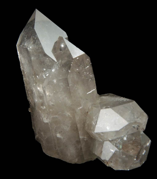 Quartz var. Smoky Quartz from Bower Power's Farm, Pierrepont, St. Lawrence County, New York