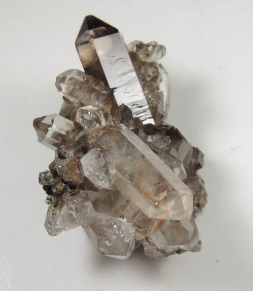 Quartz var. Smoky Quartz from Bower Power's Farm, Pierrepont, St. Lawrence County, New York