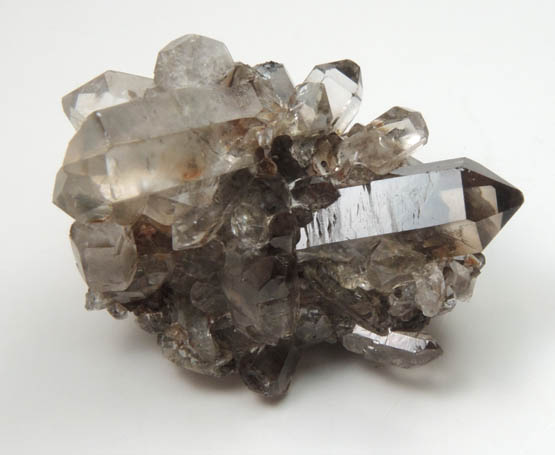 Quartz var. Smoky Quartz from Bower Power's Farm, Pierrepont, St. Lawrence County, New York