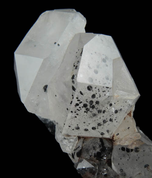 Quartz with Hematite from Max Tessmer Farm, Chub Lake, near Hailesboro, Gouverneur, St. Lawrence County, New York