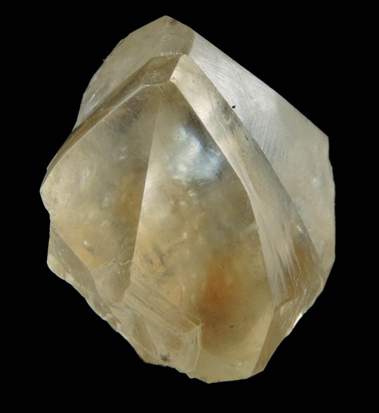 Calcite (twinned crystals) from Anderson Rock Products Quarry, Anderson, Madison County, Indiana