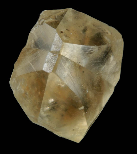 Calcite (twinned crystals) from Anderson Rock Products Quarry, Anderson, Madison County, Indiana