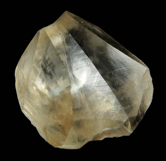 Calcite (twinned crystals) from Anderson Rock Products Quarry, Anderson, Madison County, Indiana