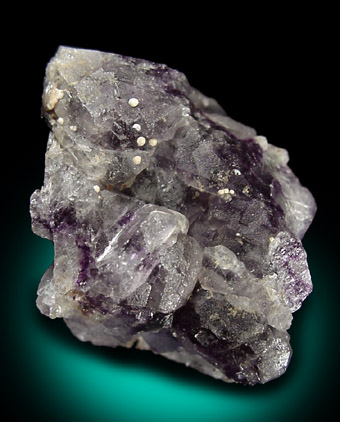 Fluorite with Phillipsite from Thomaston Dam Railroad Cut, Thomaston, Litchfield County, Connecticut