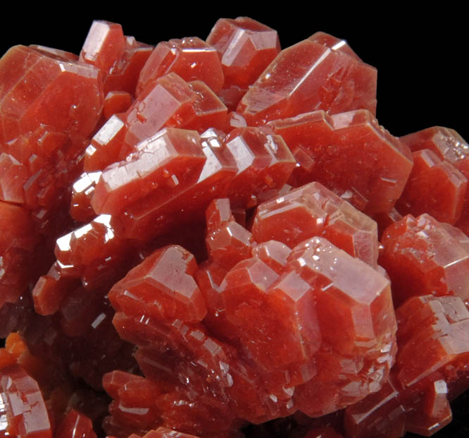 Vanadinite from Mibladen, Haute Moulouya Basin, Zeida-Aouli-Mibladen belt, Midelt Province, Morocco