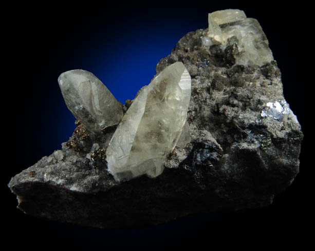 Calcite, Chalcopyrite, Galena from Sweetwater Mine, Viburnum Trend, Reynolds County, Missouri