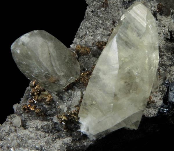 Calcite, Chalcopyrite, Galena from Sweetwater Mine, Viburnum Trend, Reynolds County, Missouri