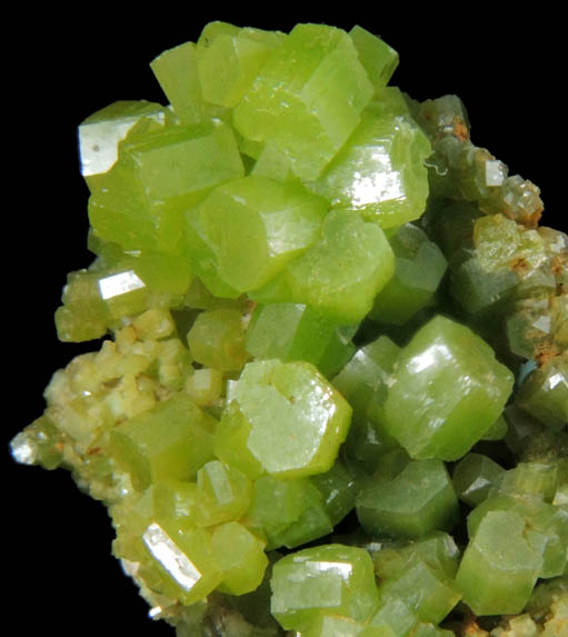 Pyromorphite from Cerro Canaleja, Santa Eufemia, Cordoba, Spain