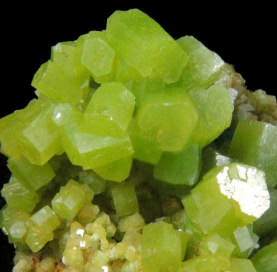 Pyromorphite from Cerro Canaleja, Santa Eufemia, Cordoba, Spain