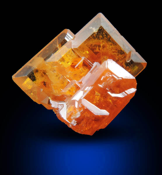 Wulfenite from Rowley Mine, 20 km northwest of Theba, Painted Rock Mountains, Maricopa County, Arizona