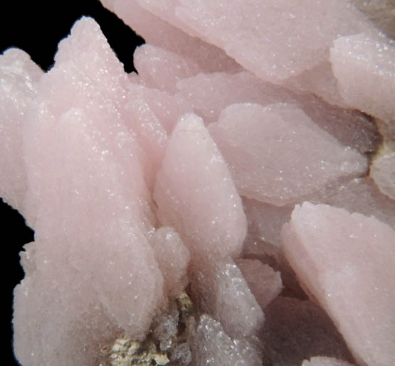 Rhodochrosite with Gageite from Wessels Mine, Kalahari Manganese Field, Northern Cape Province, South Africa