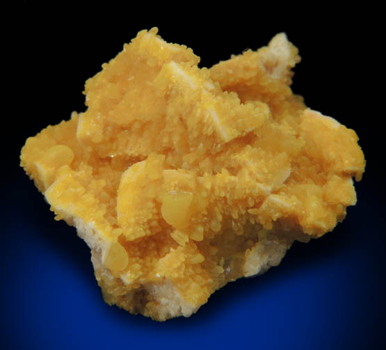 Smithsonite (cadmium-rich) on Dolomite from Philadelphia Mine, Rush Creek District, Marion County, Arkansas