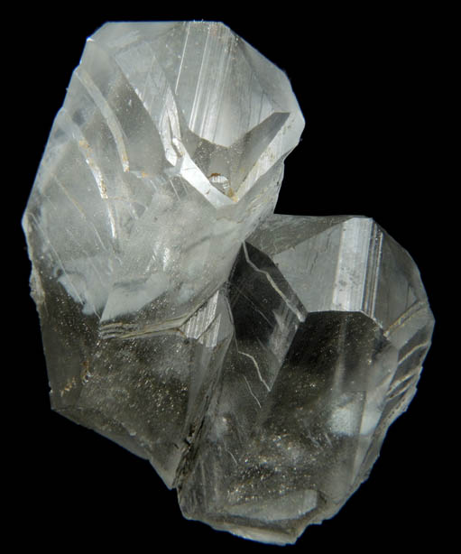 Calcite with phantom-growth zones from Dalen-Kjrholt Mine, Kjrholt, Brevik, Telemark, Norway