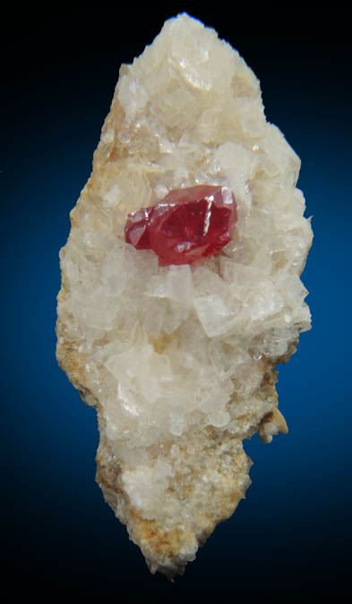 Cinnabar on Dolomite from near Lovelock, Pershing County, Nevada