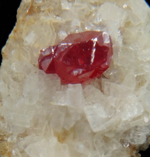 Cinnabar on Dolomite from near Lovelock, Pershing County, Nevada