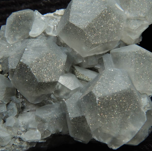 Calcite with Pyrite from Eureka Quarry, Warrington, York County, Pennsylvania