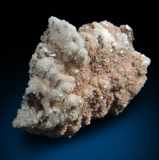 Descloizite with Smithsonite from Berg Aukas Mine, 16 km ENE of Grootfontein, Otavi Mountain Land, Namibia