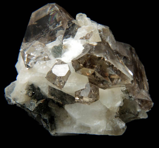 Quartz in Calcite from Greely, Ontario, Canada