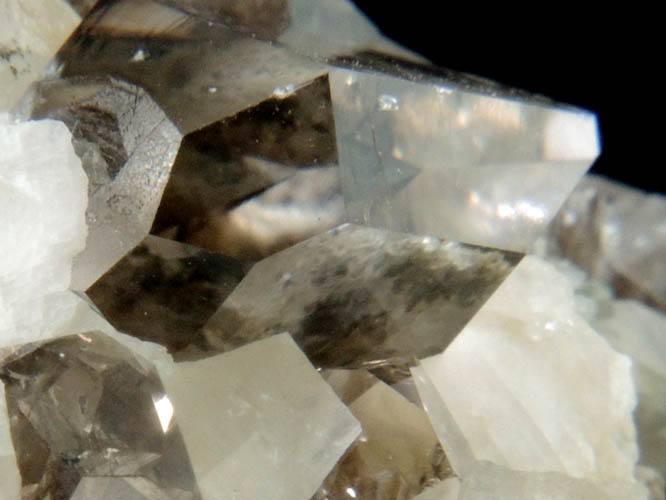 Quartz in Calcite from Greely, Ontario, Canada