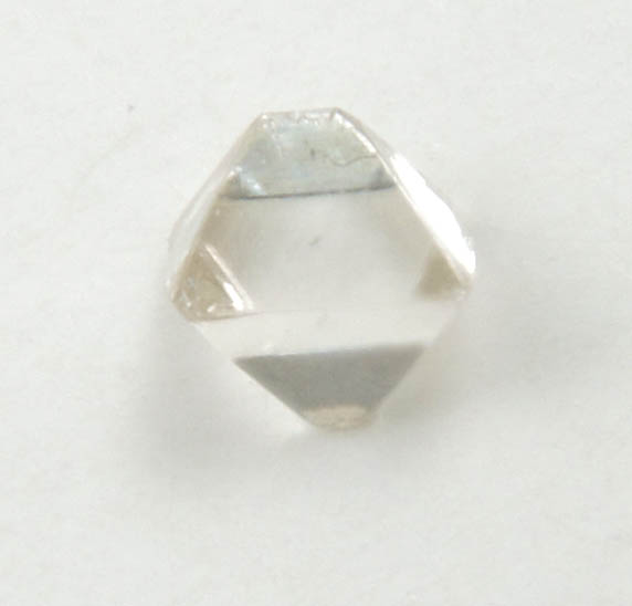 Diamond (0.11 carat pale-brown octahedral crystal) from Mirny, Republic of Sakha, Siberia, Russia