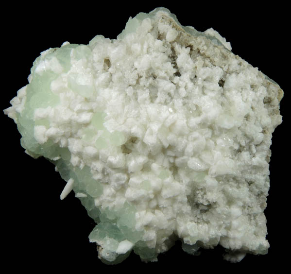 Prehnite with Stilbite and Datolite from Prospect Park Quarry, Prospect Park, Passaic County, New Jersey