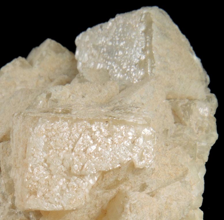 Calcite over Prehnite from Weldon Quarry, Scotch Plains, Somerset County, New Jersey