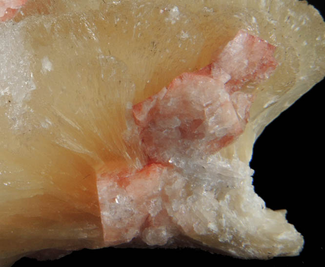 Stilbite with Chabazite from Prospect Park Quarry, Prospect Park, Passaic County, New Jersey