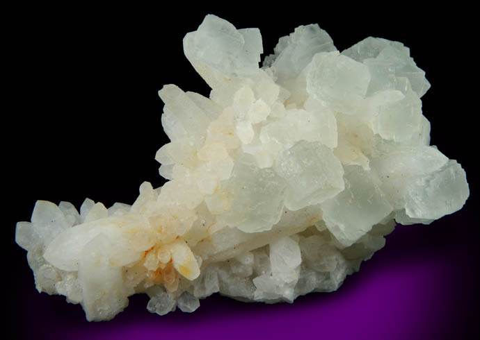 Fluorite on Quartz from Hardy Mine, Oatman District, Mohave County, Arizona