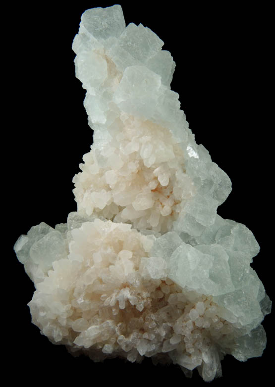 Fluorite on Quartz from Hardy Mine, Oatman District, Mohave County, Arizona