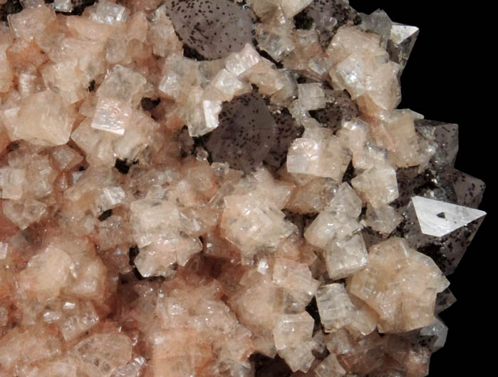 Chabazite on Quartz from New Street Quarry, Paterson, Passaic County, New Jersey