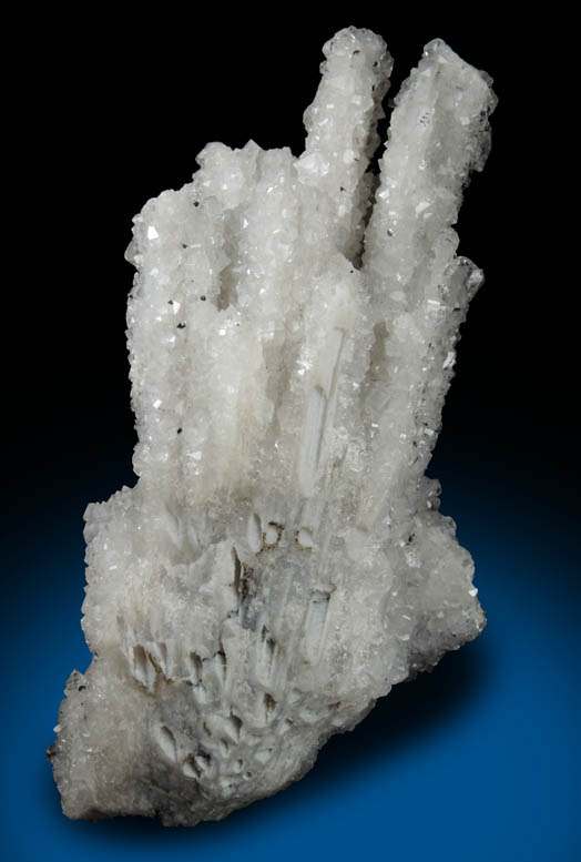 Quartz pseudomorphs after Anhydrite with Chamosite and Heulandite from Prospect Park Quarry, Prospect Park, Passaic County, New Jersey