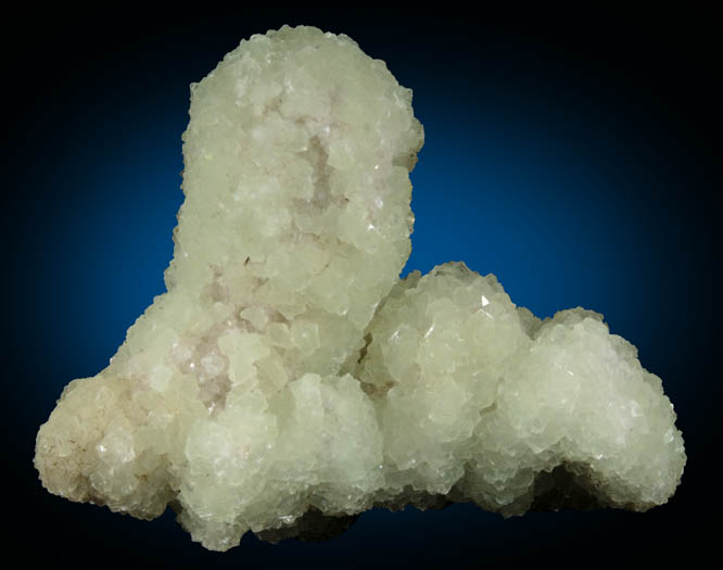 Prehnite pseudomorphs after Anhydrite from Prospect Park Quarry, Prospect Park, Passaic County, New Jersey