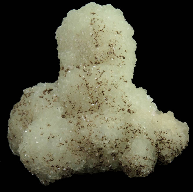 Prehnite pseudomorphs after Anhydrite from Prospect Park Quarry, Prospect Park, Passaic County, New Jersey