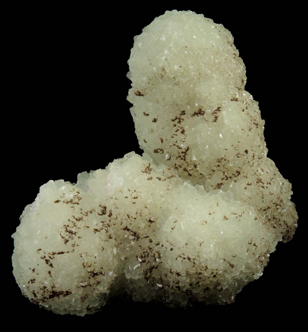 Prehnite pseudomorphs after Anhydrite from Prospect Park Quarry, Prospect Park, Passaic County, New Jersey