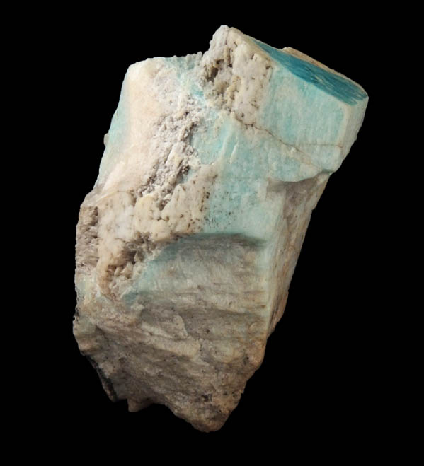 Microcline var. Amazonite from Black Cap Mountain, east of North Conway, Carroll County, New Hampshire