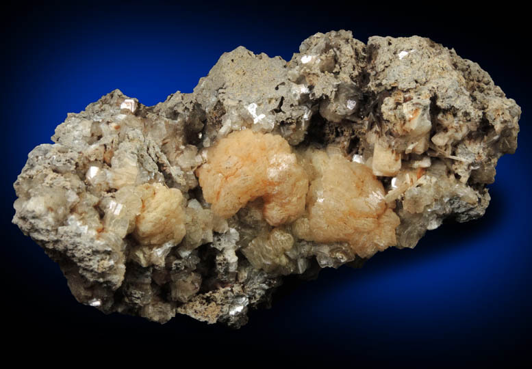 Stilbite with Heulandite from Upper Montclair, Essex County, New Jersey