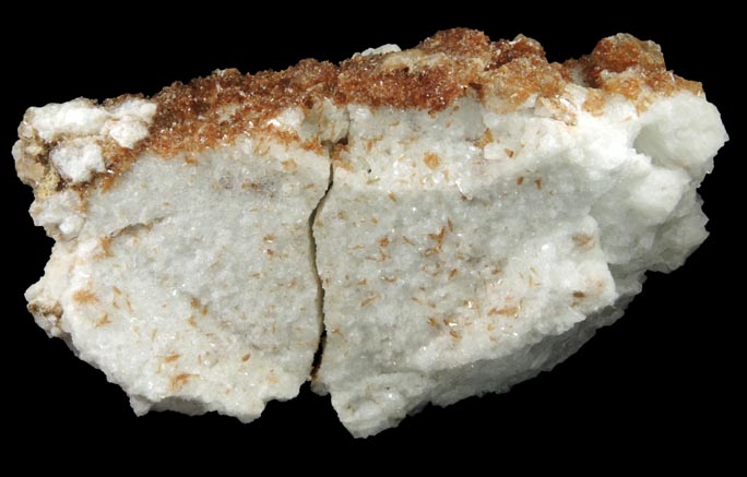 Eosphorite on Albite from Collins Quarry, Georgetown, Sagadahoc County, Maine