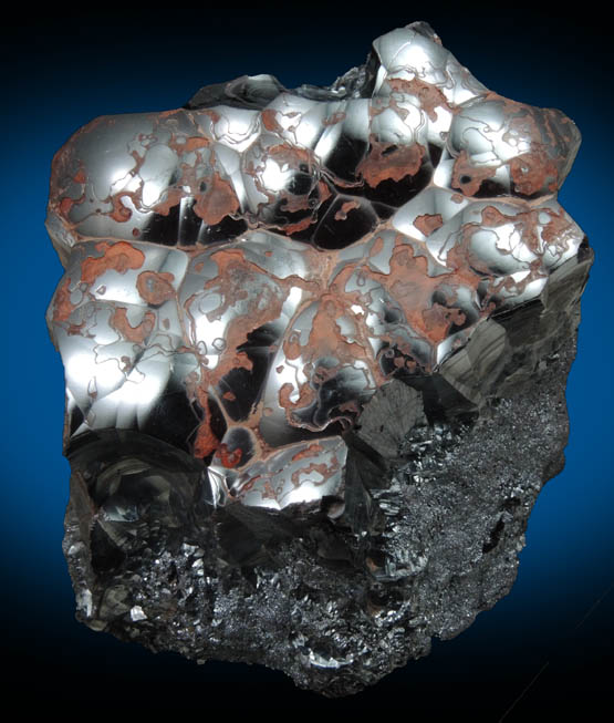 Hematite var. Kidney Ore with Limonite from Jbel Irhoud (Irhoud Mine), north of Commune Ighoud, 85 km northwest of Marrakesh, Youssoufia Province, Morocco