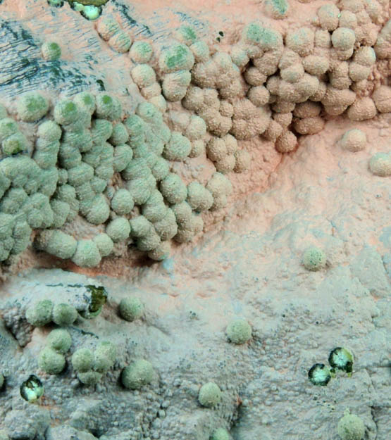 Chrysocolla from Morenci Mine, NW Extension, Clifton District, Greenlee County, Arizona