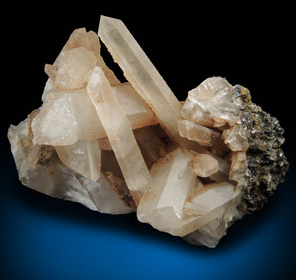 Quartz on Andradite Garnet from Washington Gulch dry wash, Washington Camp-Duquesne District, Santa Cruz County, Arizona