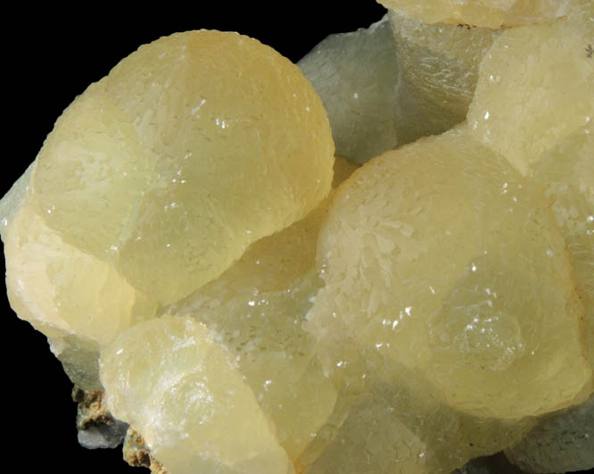 Prehnite from O and G Industries Southbury Quarry, Southbury, New Haven County, Connecticut